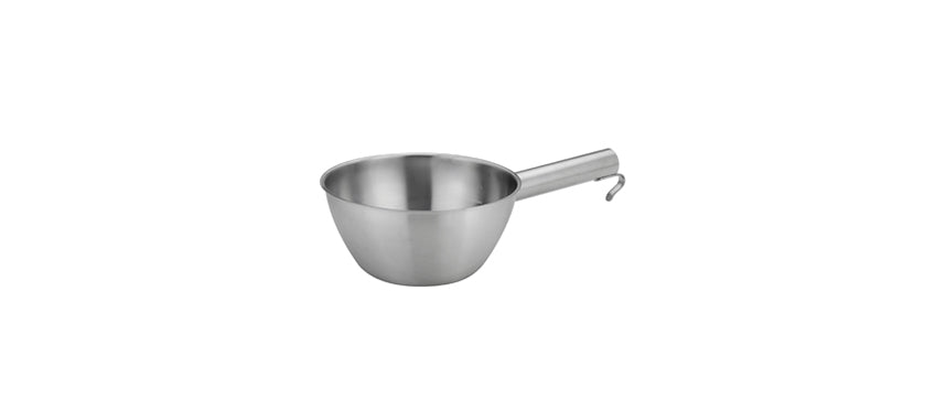Tazzone inox con manico tubolare Ø cm 20 h 10 lt 2