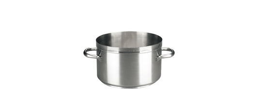 Casseruola inox alta 2 manici Ø cm 28 h 17,5 lt 10,8