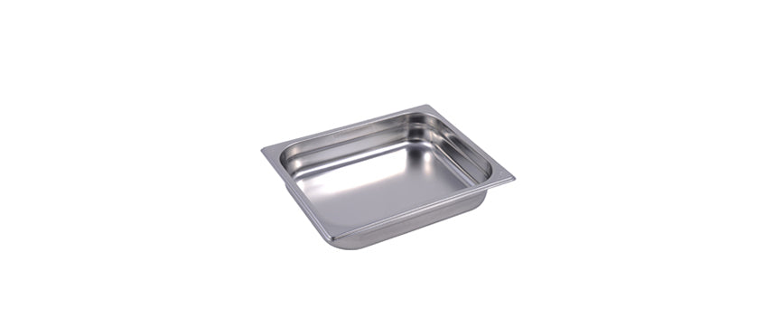 Vasca inox GN 1/2 cm 32,5x26,5 h 6,5 lt 4