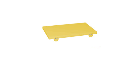 Tagliere cm 60x40 h 2 giallo con battente