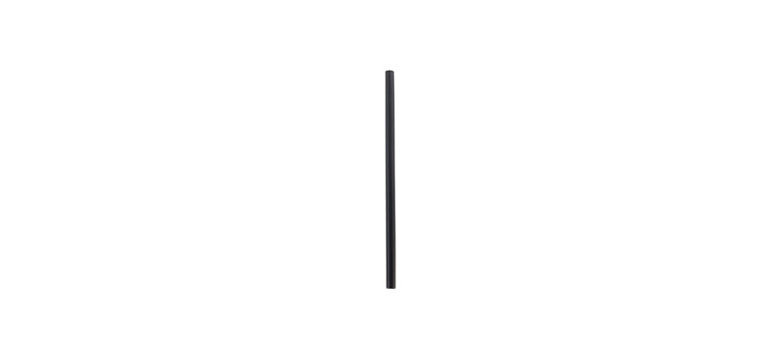 Cannuccia biodegradabile dritta nera cm 15,6 confezione 500 pezzi