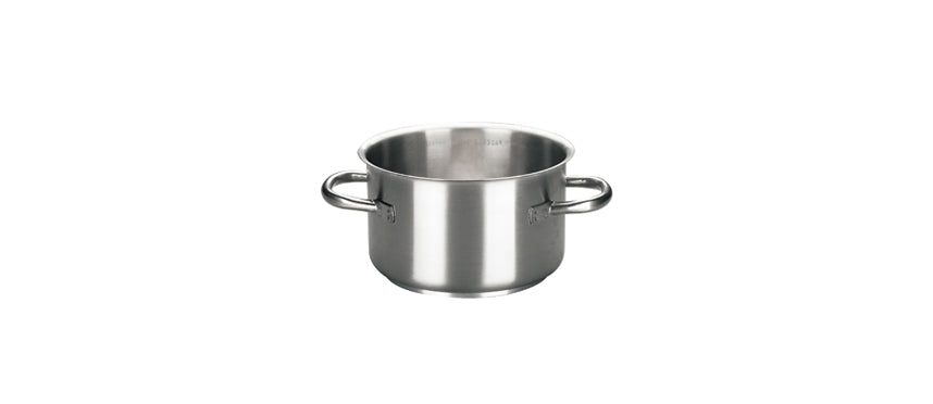 Casseruola inox alta 2 manici Ø cm 16 h 9,5 lt 1,9