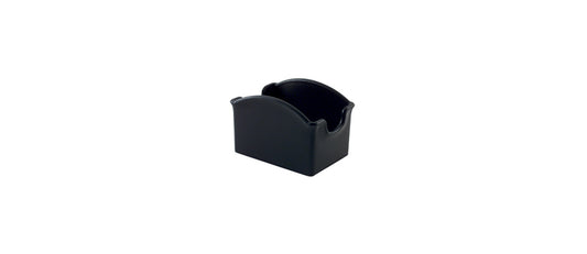 Porta bustine abs nero cm 8,5x6 h 6
