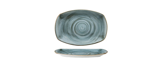 Vassoio rettangolare azzurro (36) cm 36X25,5