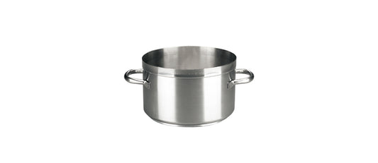 Casseruola inox alta 2 manici Ø cm 24 h 15 lt 6,5