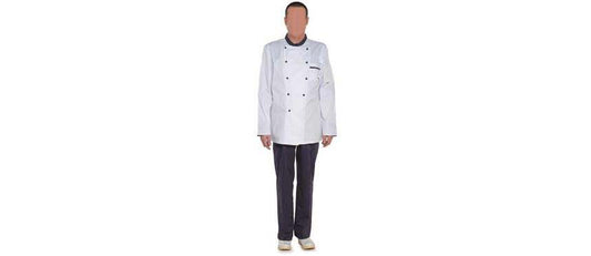 Pantalone gessato nero taglia XL