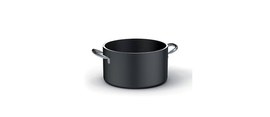 Alluminio casseruola media antiaderente induzione 2 manici 20 h 11,5 lt 3,2 Ø cm 20 fondo Ø cm 14,5