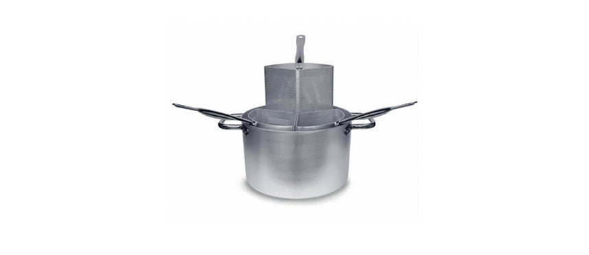 Cuocipasta alto 3 spicchi alluminio Ø cm 36 h 22