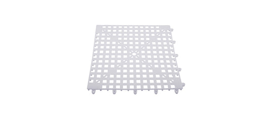 Tappeto plastica scola bicchieri ad incastro trasparente cm 33x33