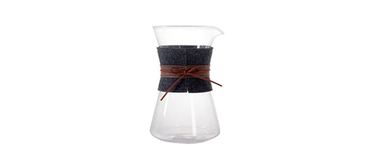 Caraffa Coffee Brewing vetro borosilicato con fascia in tessuto cl 90