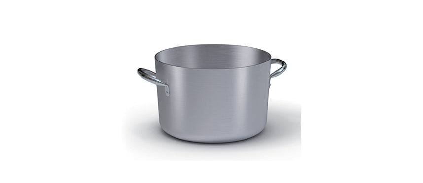 Alluminio casseruola alta 2 manici 32 Ø cm 32 h 21 lt 15