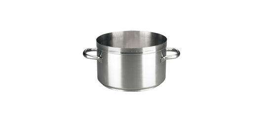 Casseruola inox alta 2 manici Ø cm 36 h 21,5 lt 22