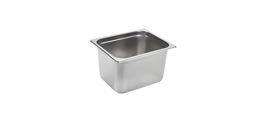 Vasca inox GN 1/2 cm 32,5x26,5 h 20 lt 12,5