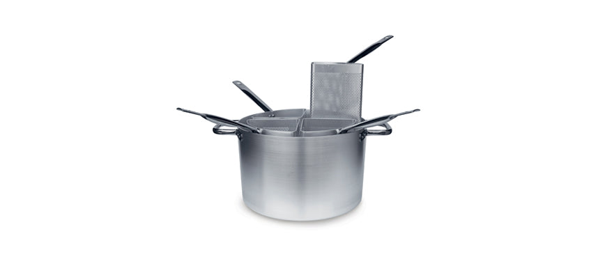 Cuocipasta 4 spicchi alluminio Ø cm 40 h 25