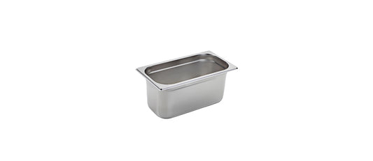 Vasca inox GN 1/3 cm 32,5x17,5 h 15 lt 5,7