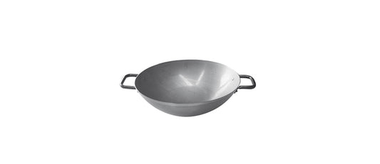 Wok 2 manici ferro pesante Ø cm 36 (usare su apposite piastre integrate concave)