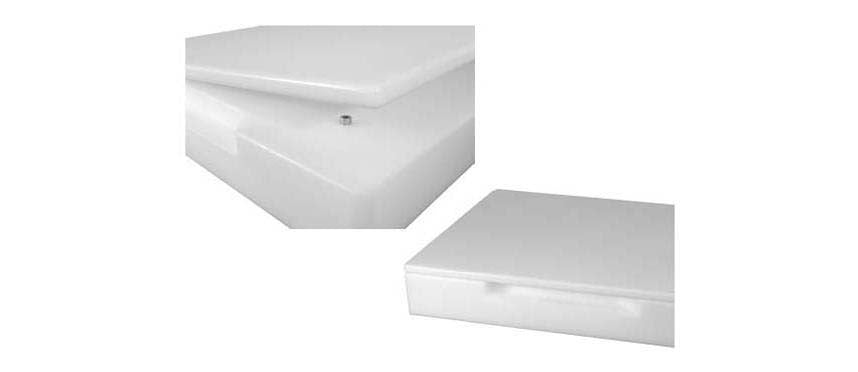 Copri ceppo polietilene con viti di assemblaggio cm 50x50 h 3