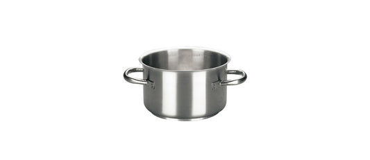 Casseruola inox alta 2 manici Ø cm 24 h 15 lt 6,5