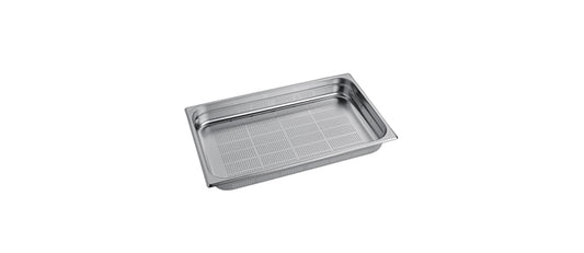 Bacinella forata su tutti i lati inox GN 1/1 cm 53x32,5 h 6,5 lt 9