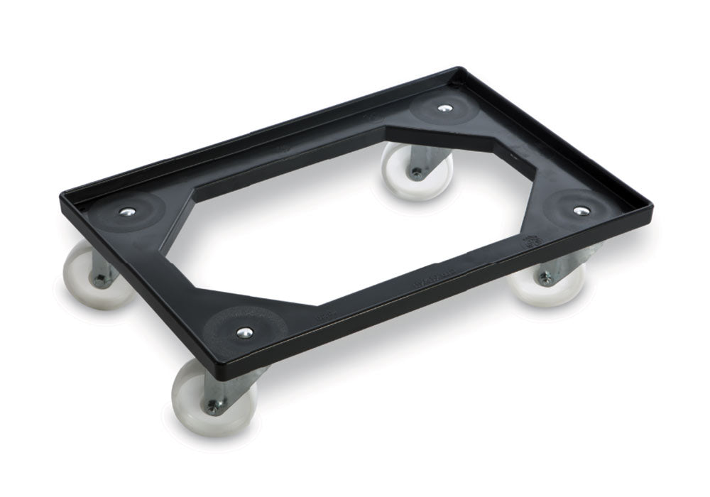 Carrello box service con ruote grigio cm 60x40 articoli