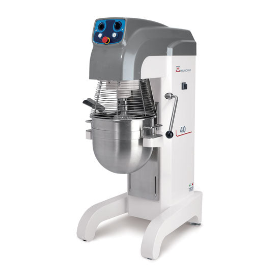 Mescolatrice planetaria Mecnosud MX40EV 40 L 400V vasca elettrica