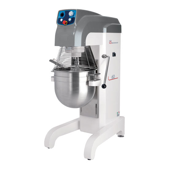 Mescolatrice planetaria Mecnosud MX60EV 60 L 400V vasca elettrica