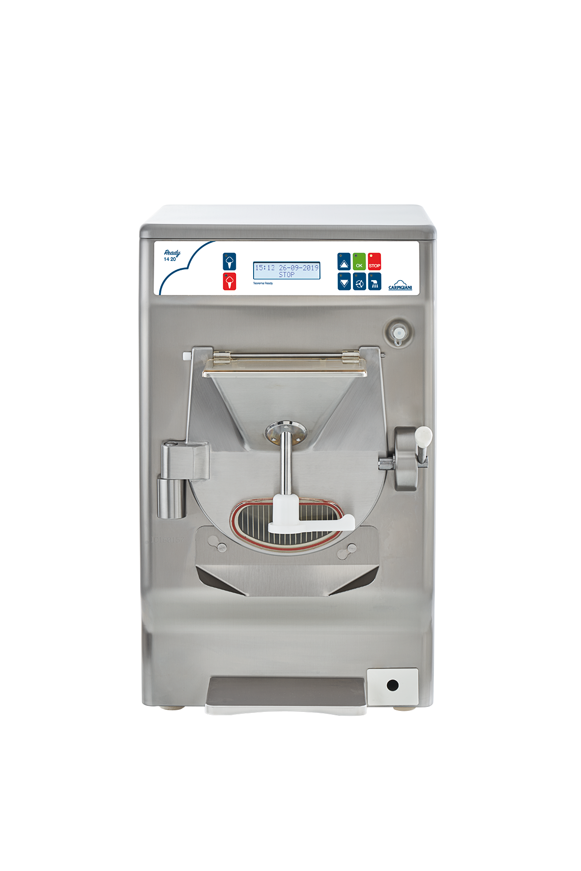 Carpigiani Ready 14/20 – vista frontale ufficiale, archivio Professional
