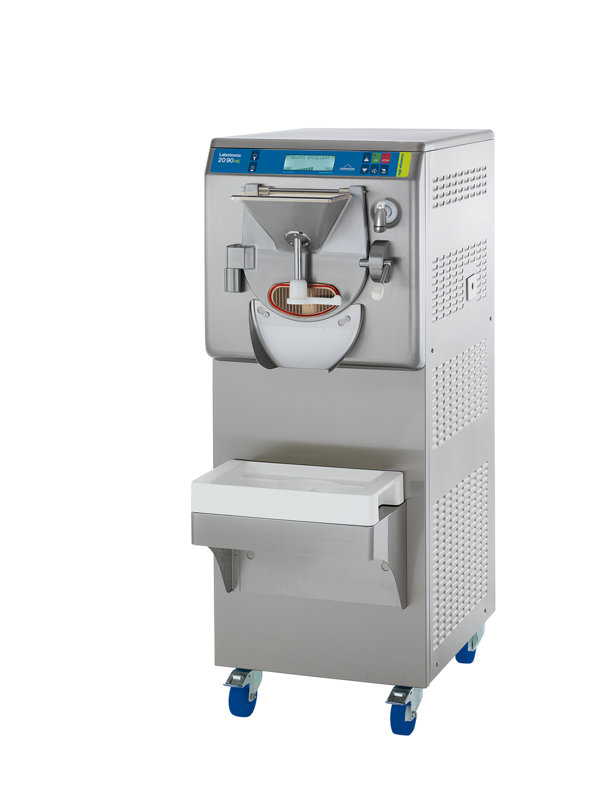 Carpigiani Labotronic 10/45 HE – vista laterale gamma HE, foto Professional