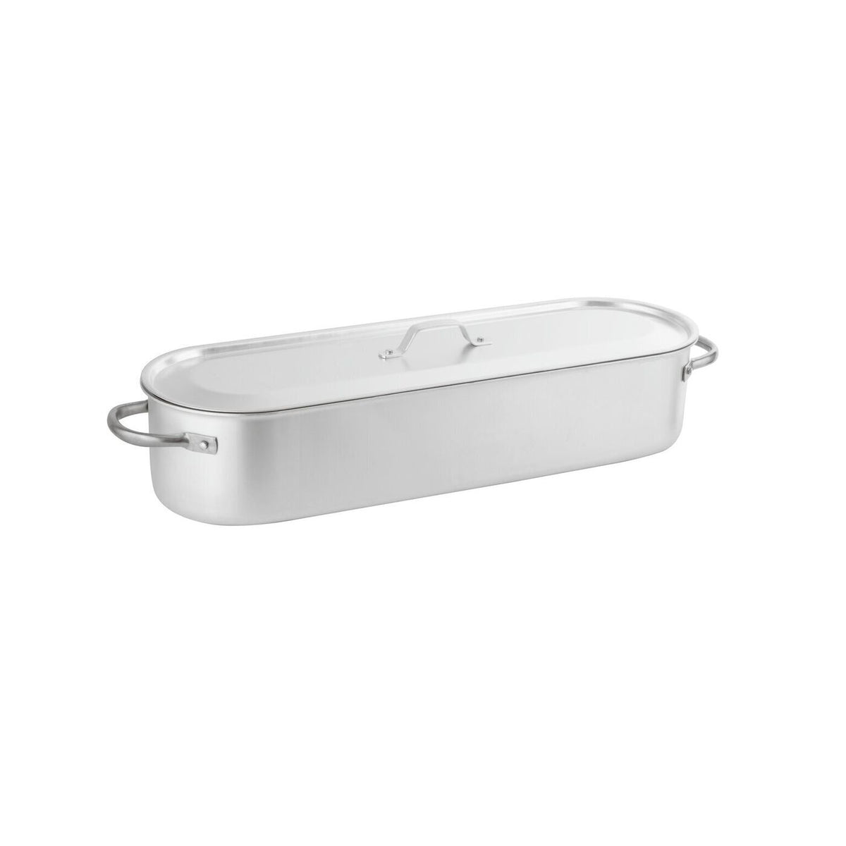 Pesciera alluminio con griglia e coperchio 50x15 cm Paderno - Paderno, immagine ufficiale