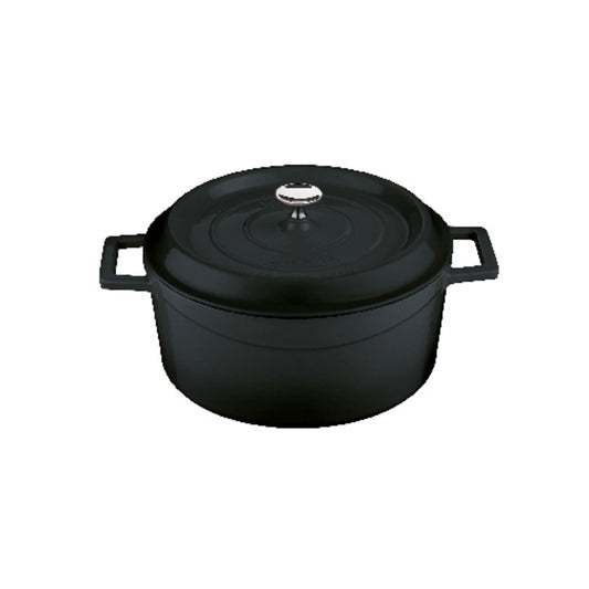Casseruola alta ghisa con coperchio Ø 16 cm nero Paderno - Paderno, immagine ufficiale