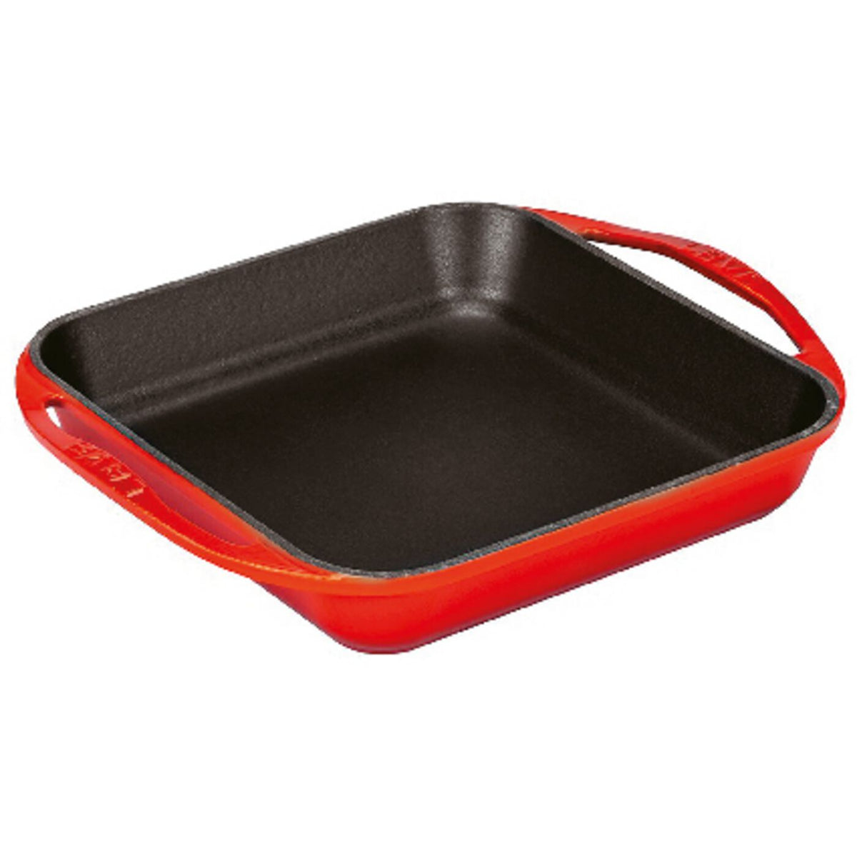 Padella grill ghisa 2 manici 26x26 cm rosso Paderno - Paderno, immagine ufficiale