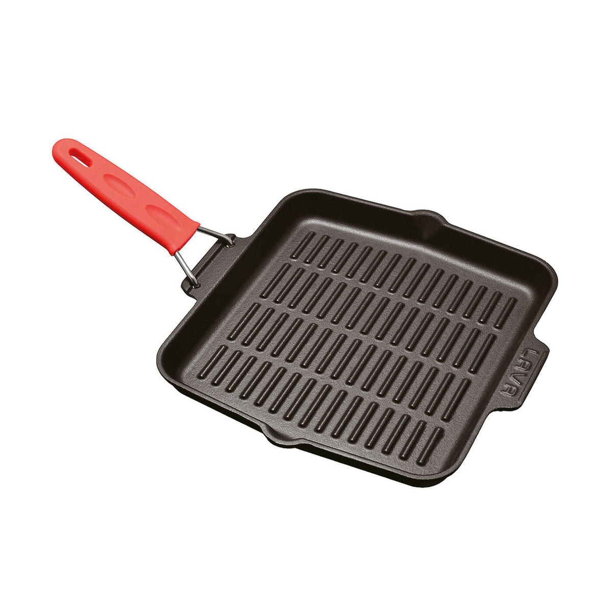 Bistecchiera rettangolare ghisa con manico 24x24 cm Paderno - Paderno, immagine ufficiale