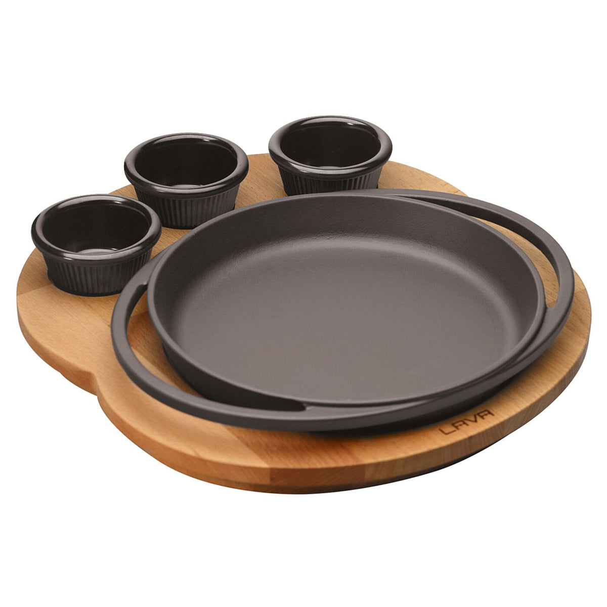 Padella tonda ghisa con tagliere faggio Ø 20 cm 44233 Paderno - Paderno, immagine ufficiale