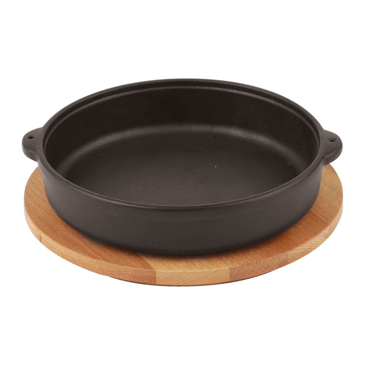 Casseruola ghisa con tagliere faggio Ø 17 cm Paderno - Paderno, immagine ufficiale