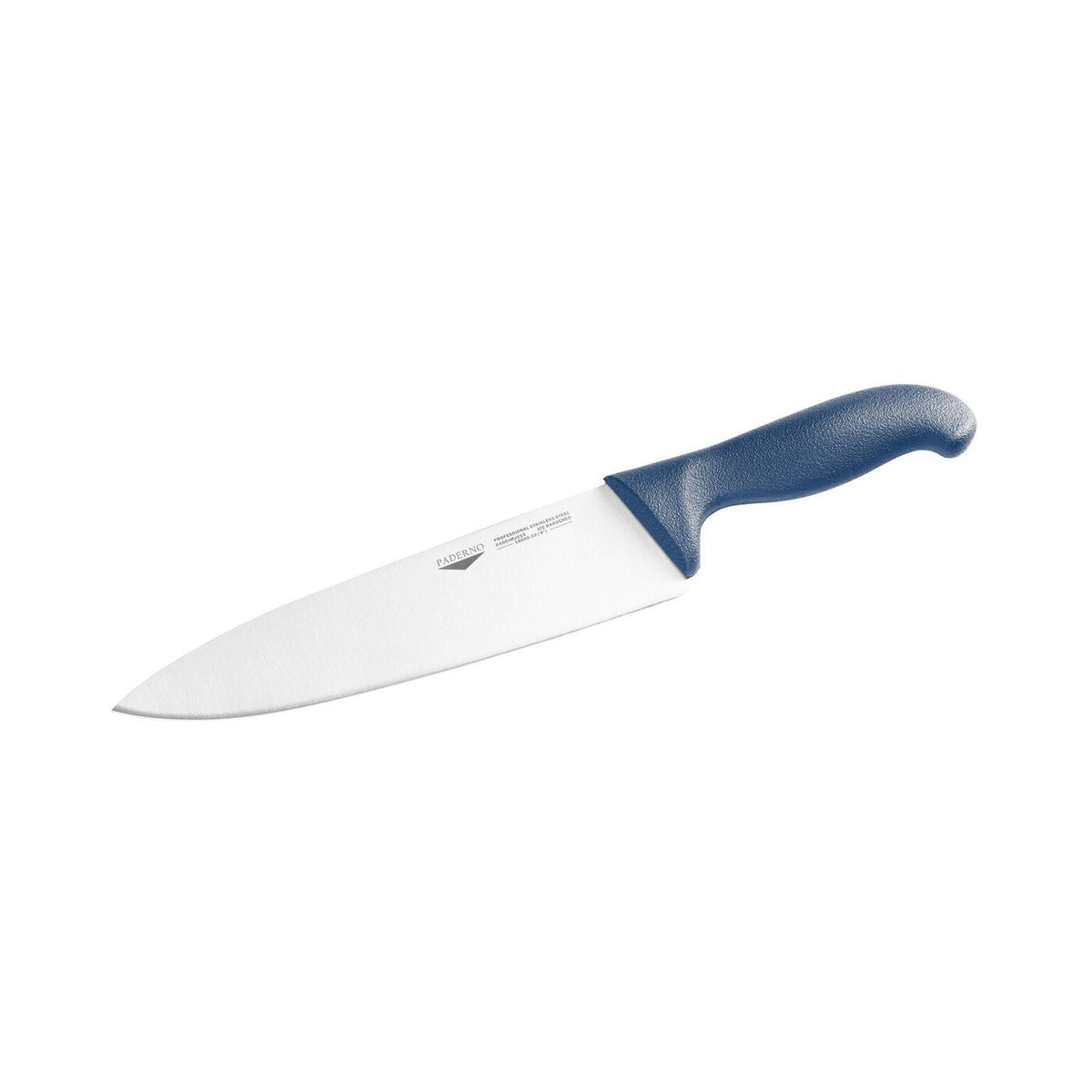 Coltello da cucina 20 cm stampato manico blu Paderno - 18000B20
