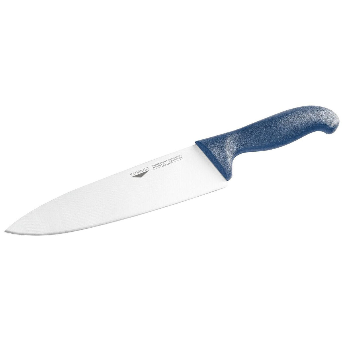 Coltello da cucina 30 cm stampato manico blu – cod. 18000B30 Paderno