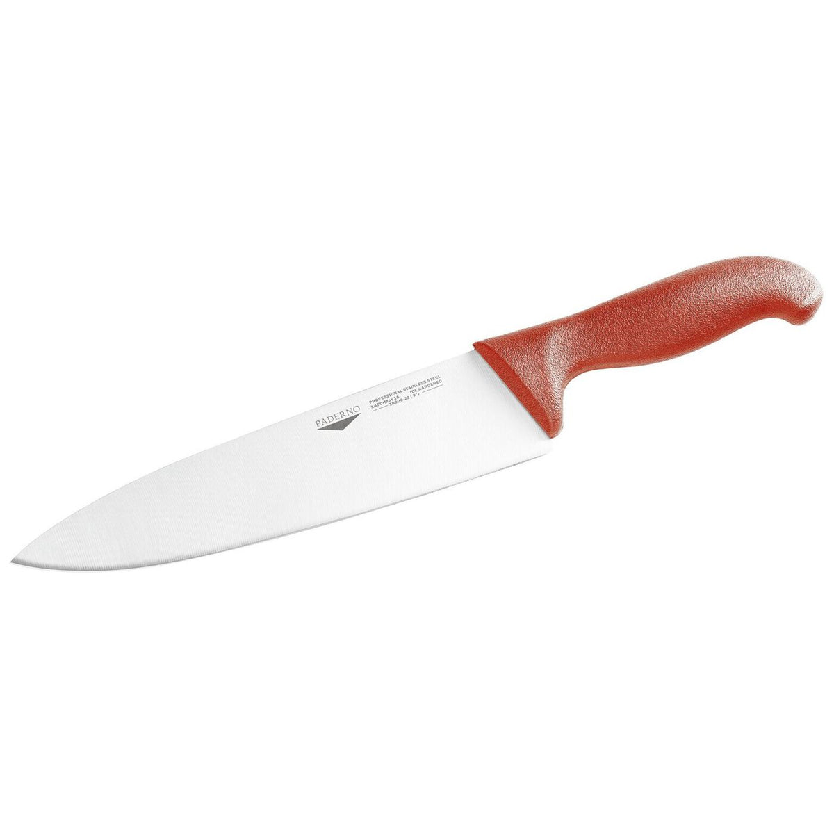 Coltello da cucina 30 cm stampato manico rosso – cod. 18000R30 Paderno