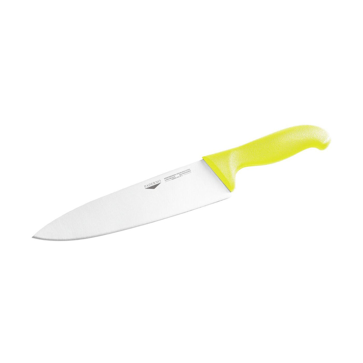 Coltello da cucina 16 cm stampato manico giallo Paderno - 18000Y16