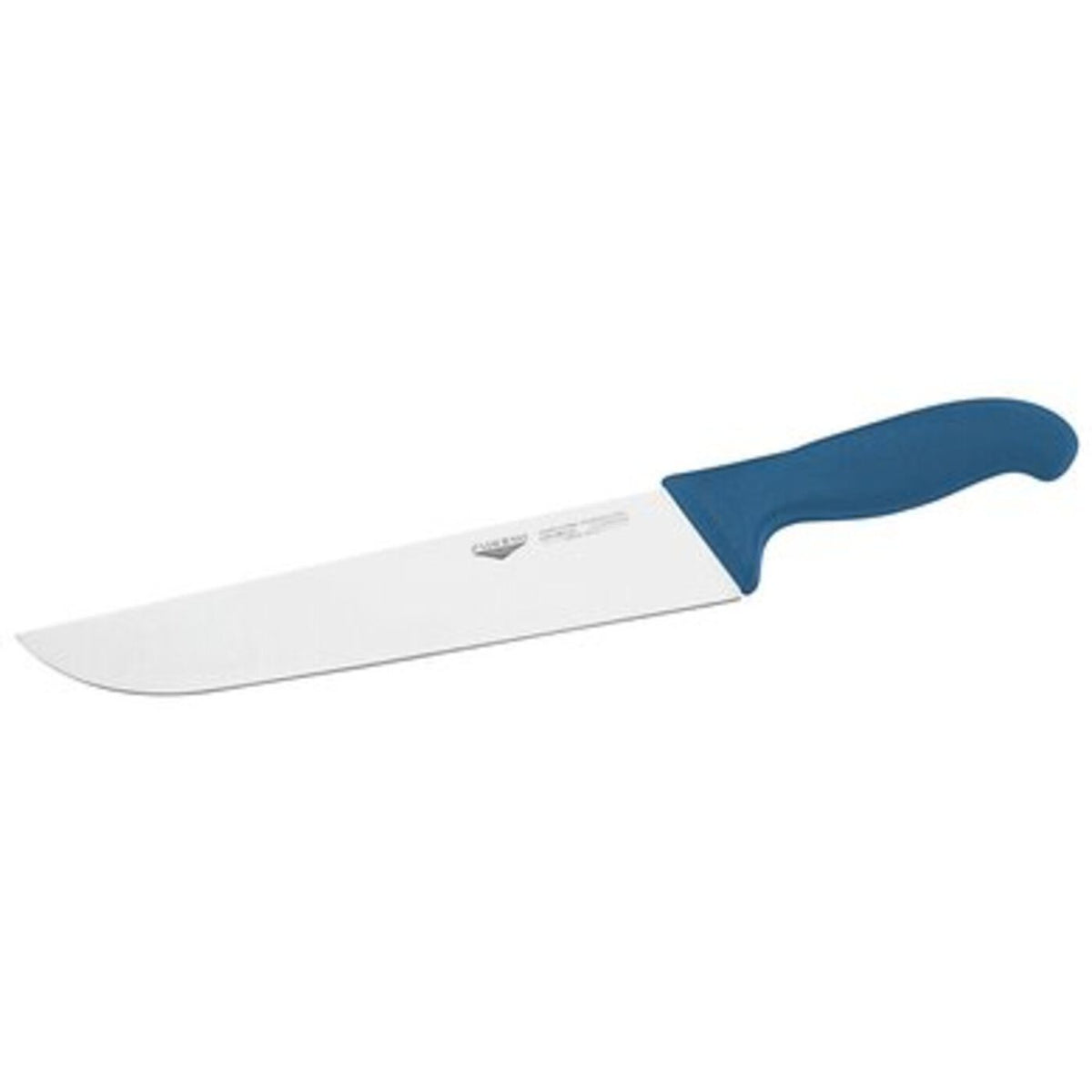 Coltello francese 26 cm stampato manico blu Paderno - 18002B26