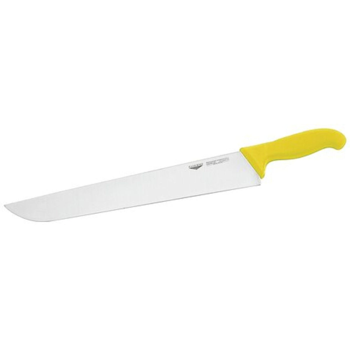 Coltello francese 36 cm stampato manico giallo Paderno - 18002Y36
