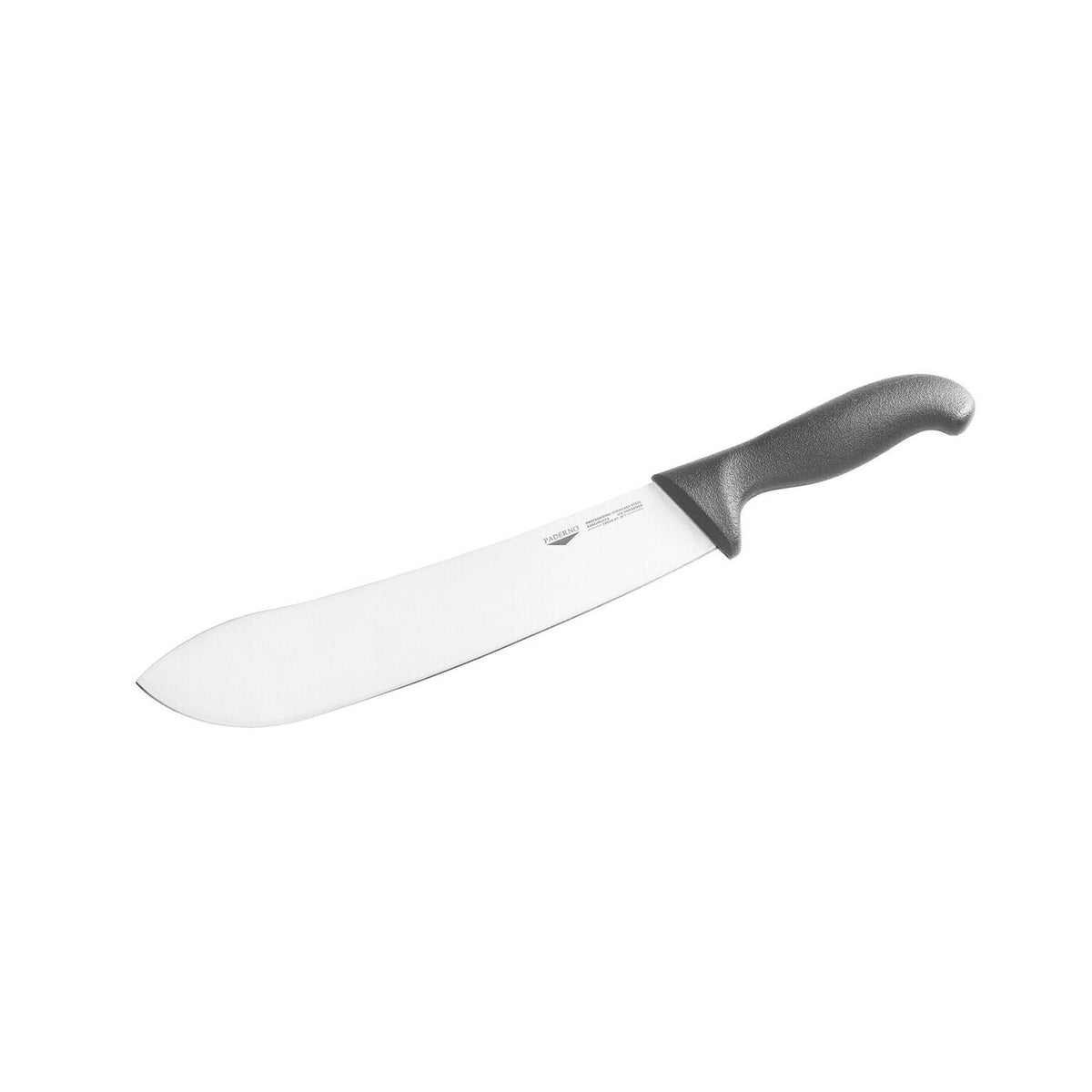 Coltello scimitarra 22 cm stampato manico verde Paderno - 18005G22