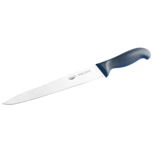Coltello affettare 30 cm stampato manico blu Paderno - 18006B30