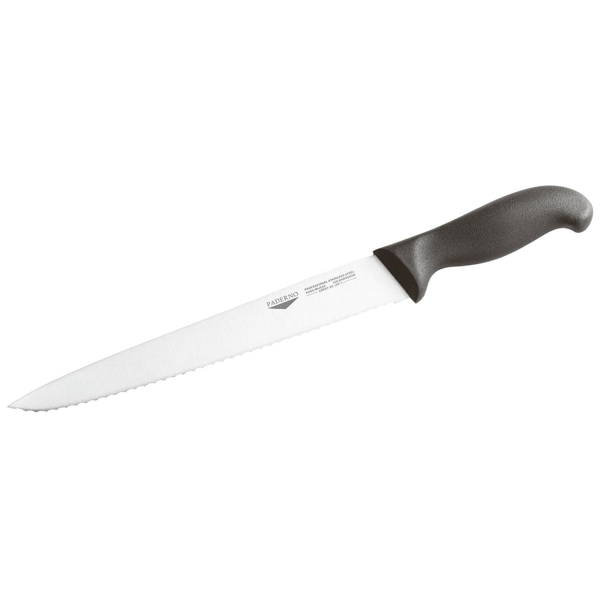 Coltello affettare dentato 36 cm stampato Paderno - 18007-36