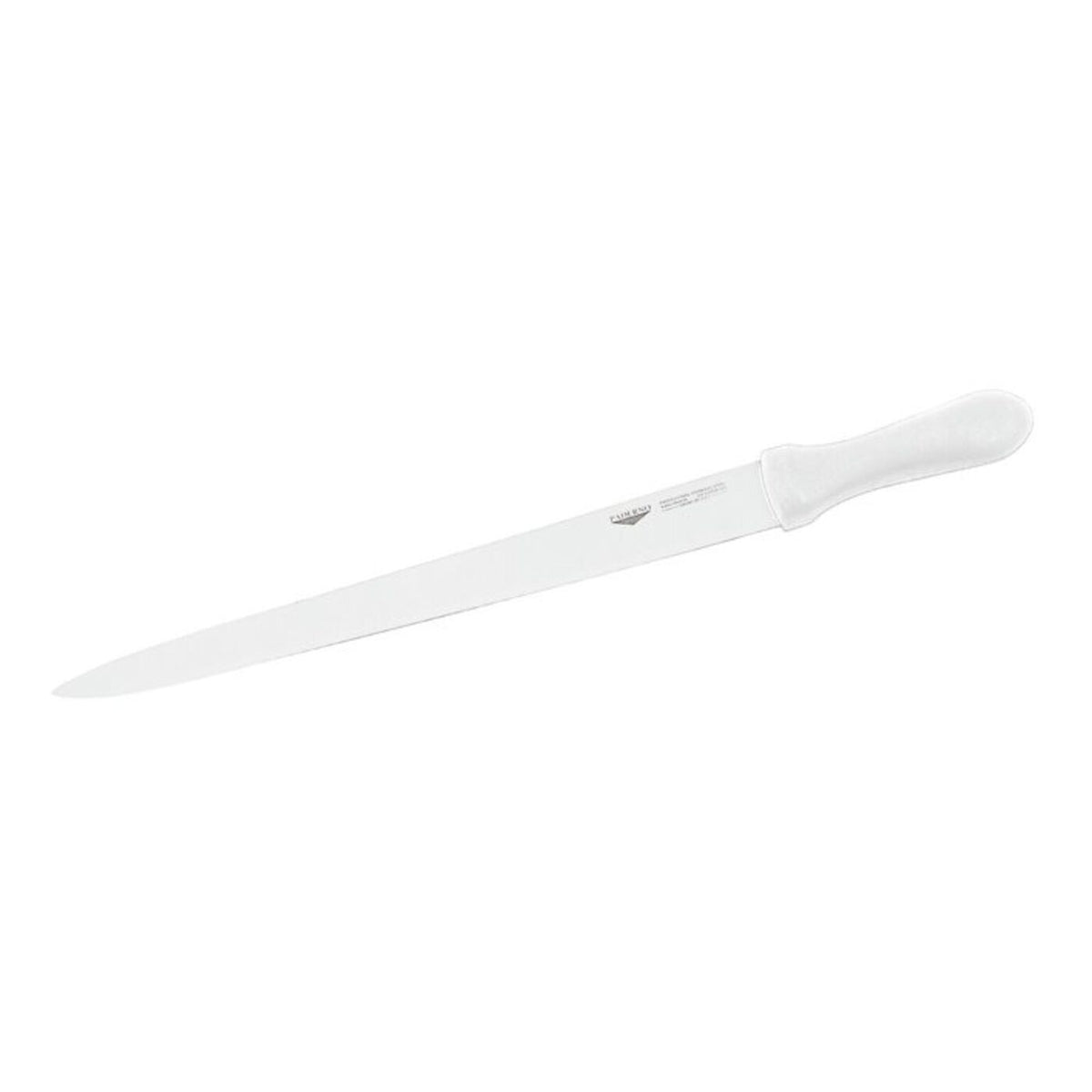 Coltello da dolce 31 cm stampato manico bianco Paderno - 18030W31