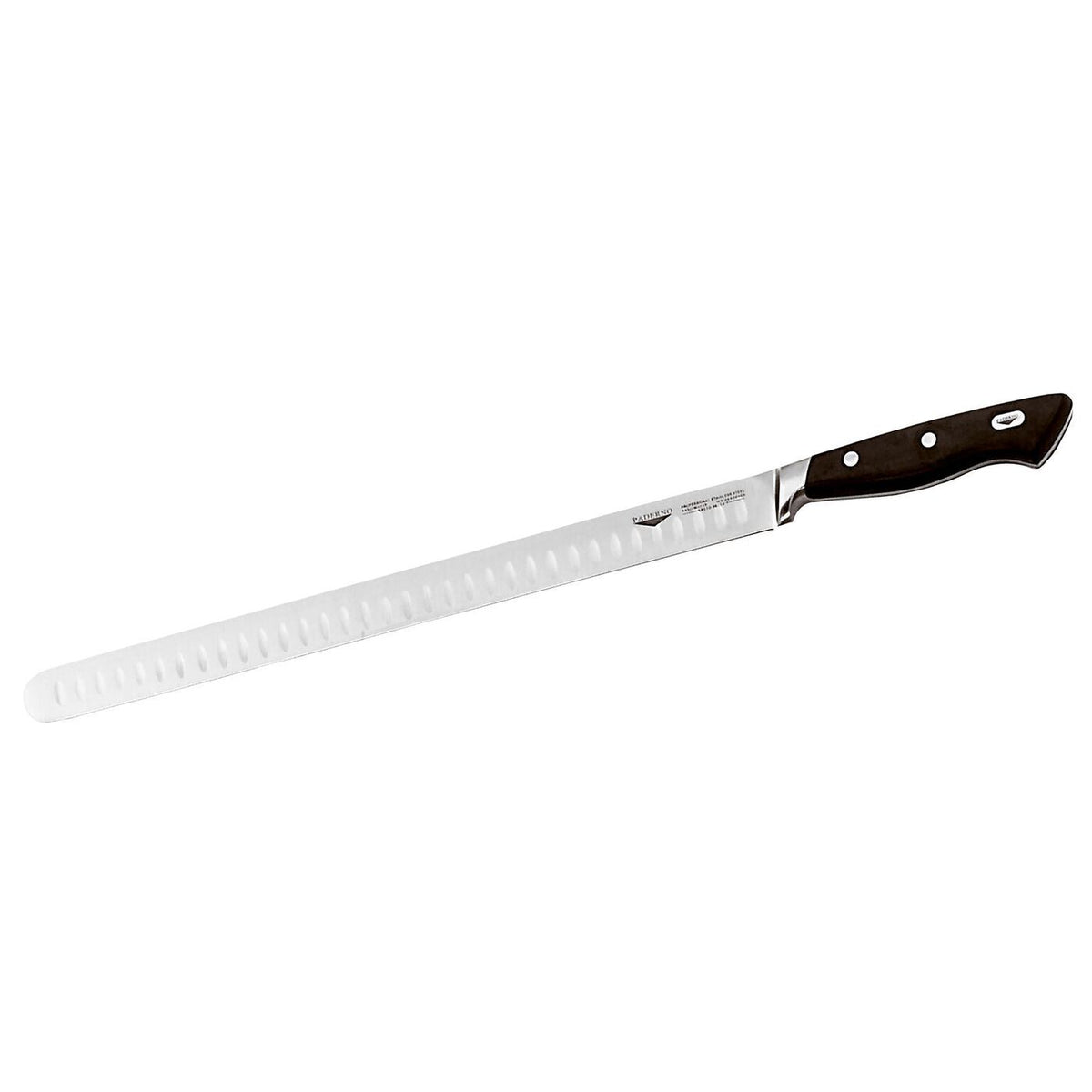 Coltello da prosciutto alveolato 36 cm forgiato Paderno - 18110-36