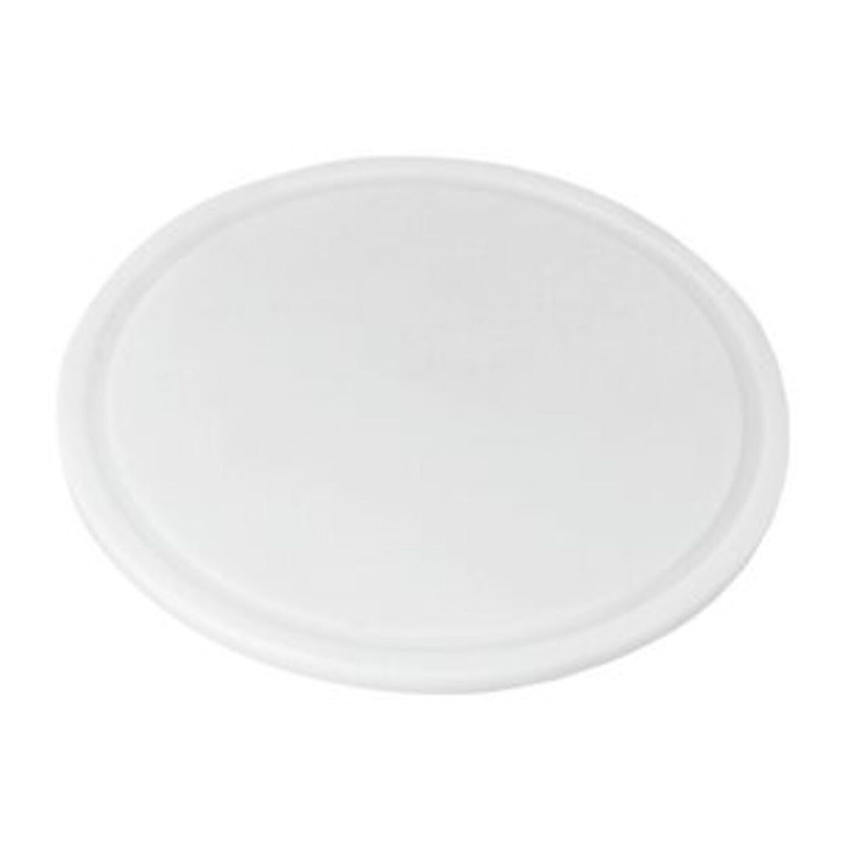 Tagliere tondo 32,5 cm bianco in polietilene Paderno - 42535-32