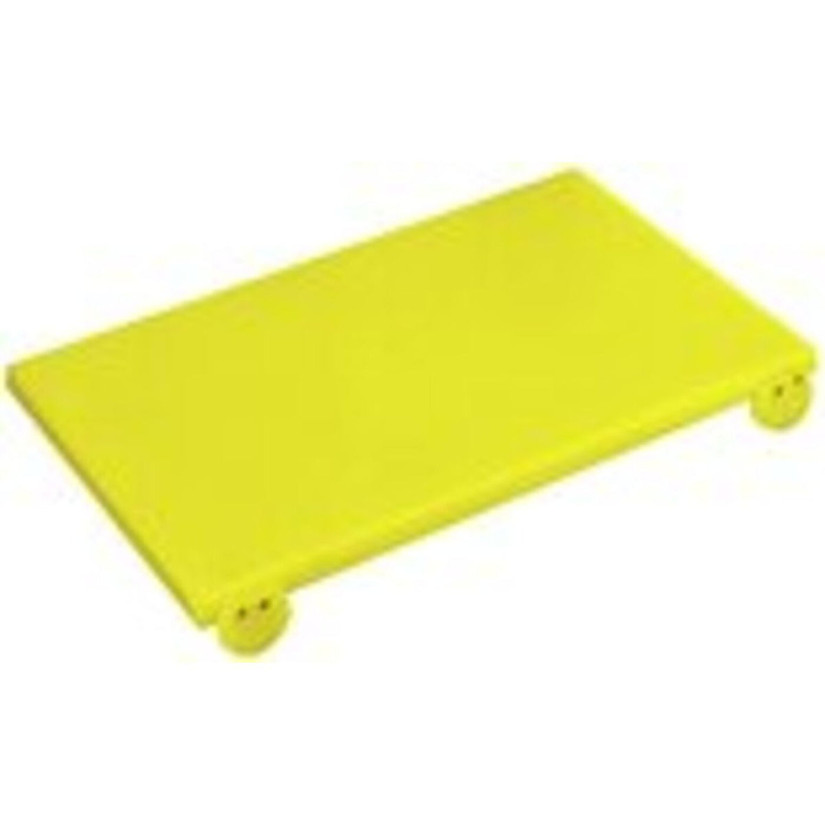Tagliere con fermi 53 cm giallo in polietilene Paderno - 42543-01