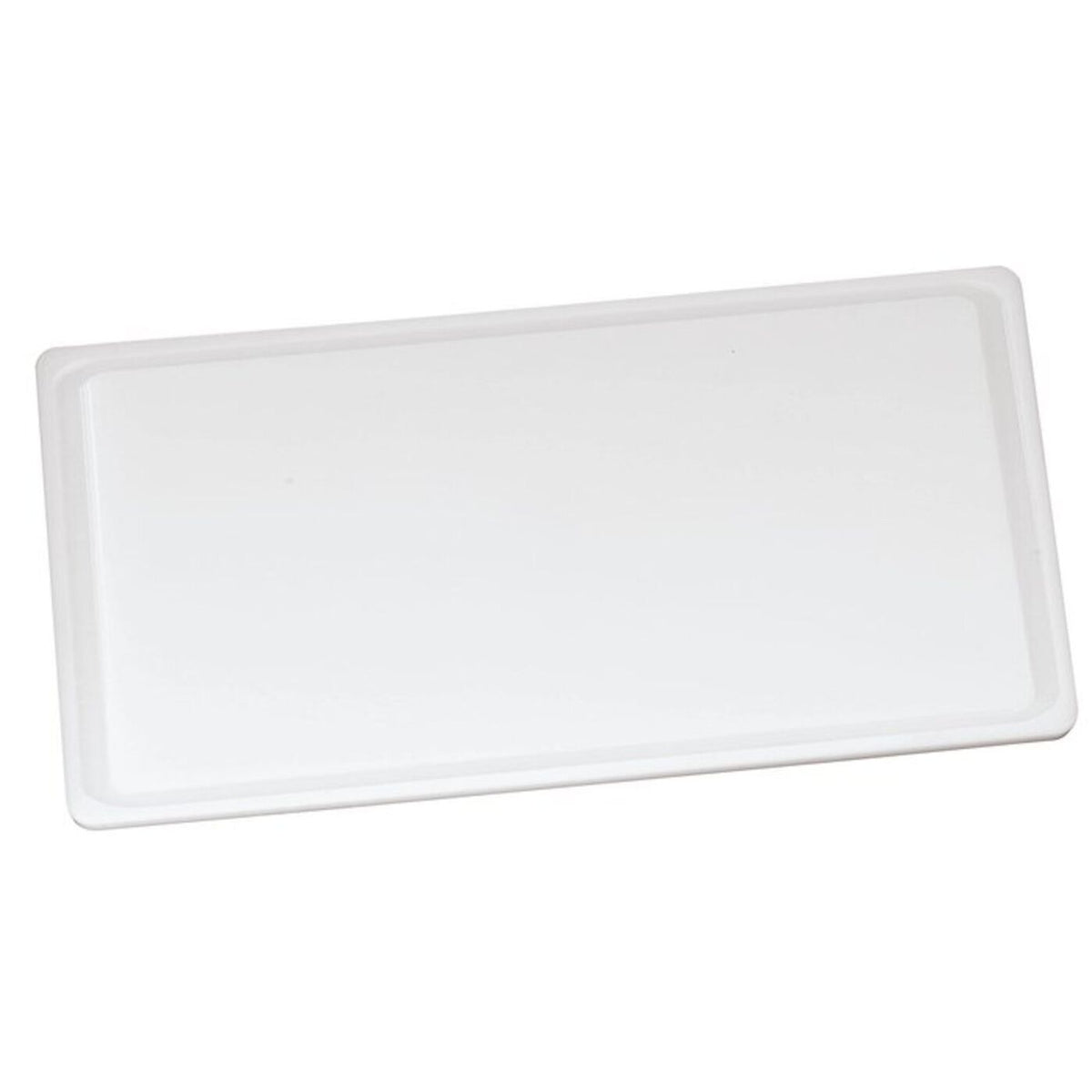 Tagliere bianco gn 2/1 con scanalatura in polietilene Paderno - 42546-00
