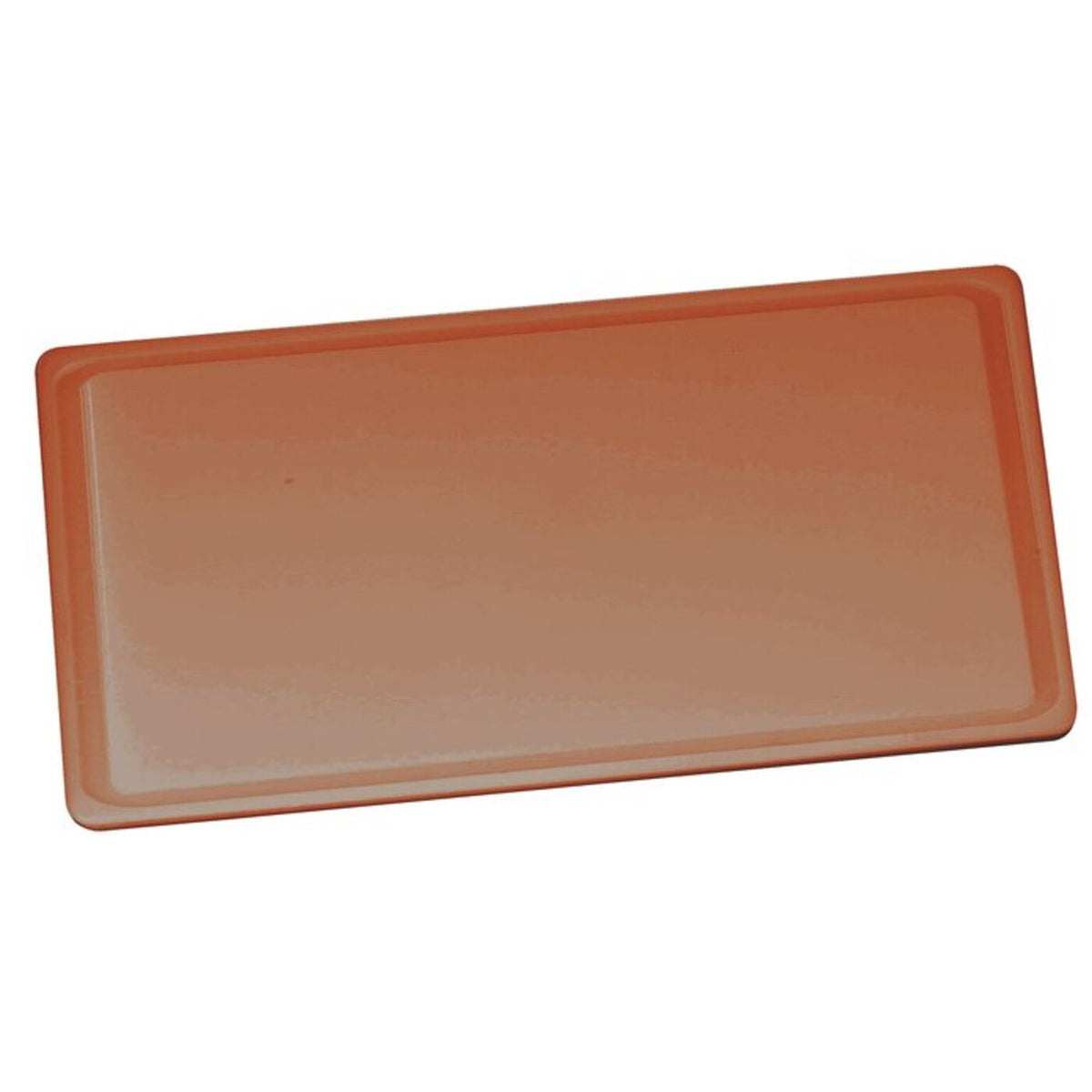 Tagliere marrone gn2/1 con scanalatura in polietilene Paderno - 42546-02