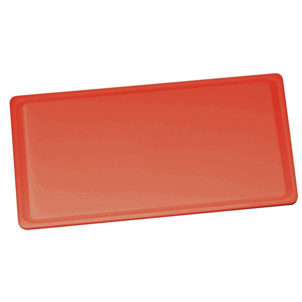 Tagliere rosso gn 2/1 con scanalatura in polietilene Paderno - 42546-03